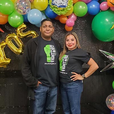 Kidney donor Freddie Vasquez and Sonia Garcia