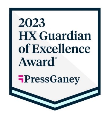Press Ganey 2023 HX Guardian of Excellence Award