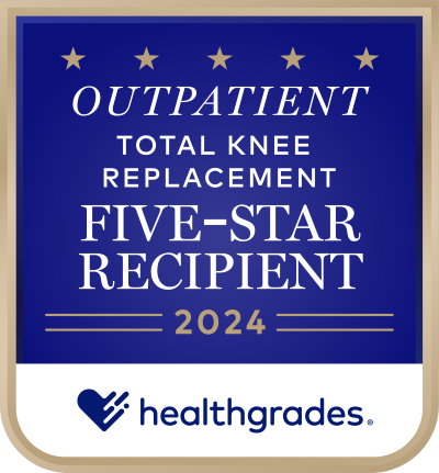 Outpatient Total Knee Replacement Five-Star Recipient 2024
