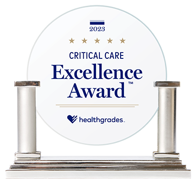 2023 Critical Care Excellence Award from Healthgrades.