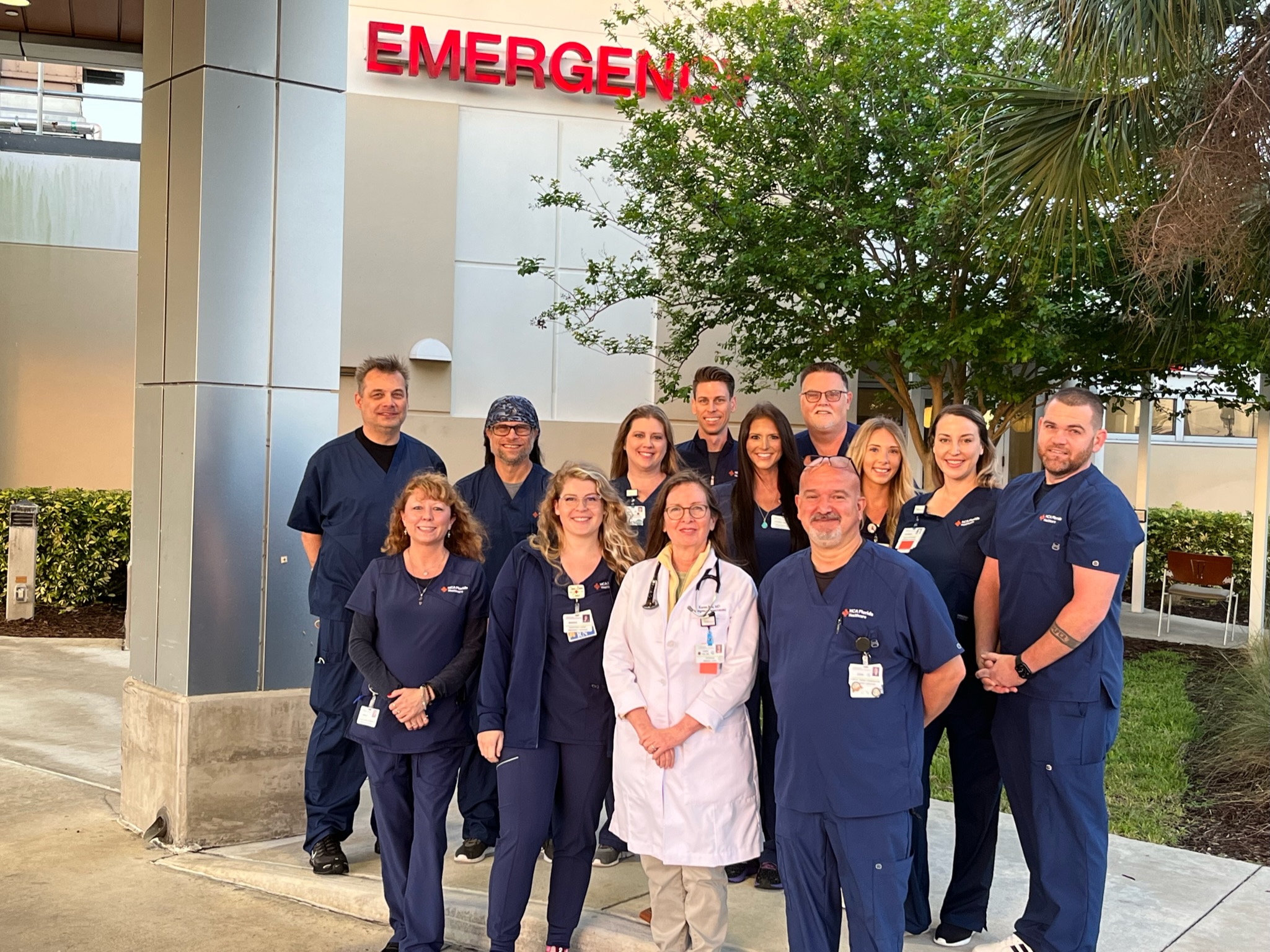 Hospital team celebrates HCA Florida Pasadena Hospital ER for nursing