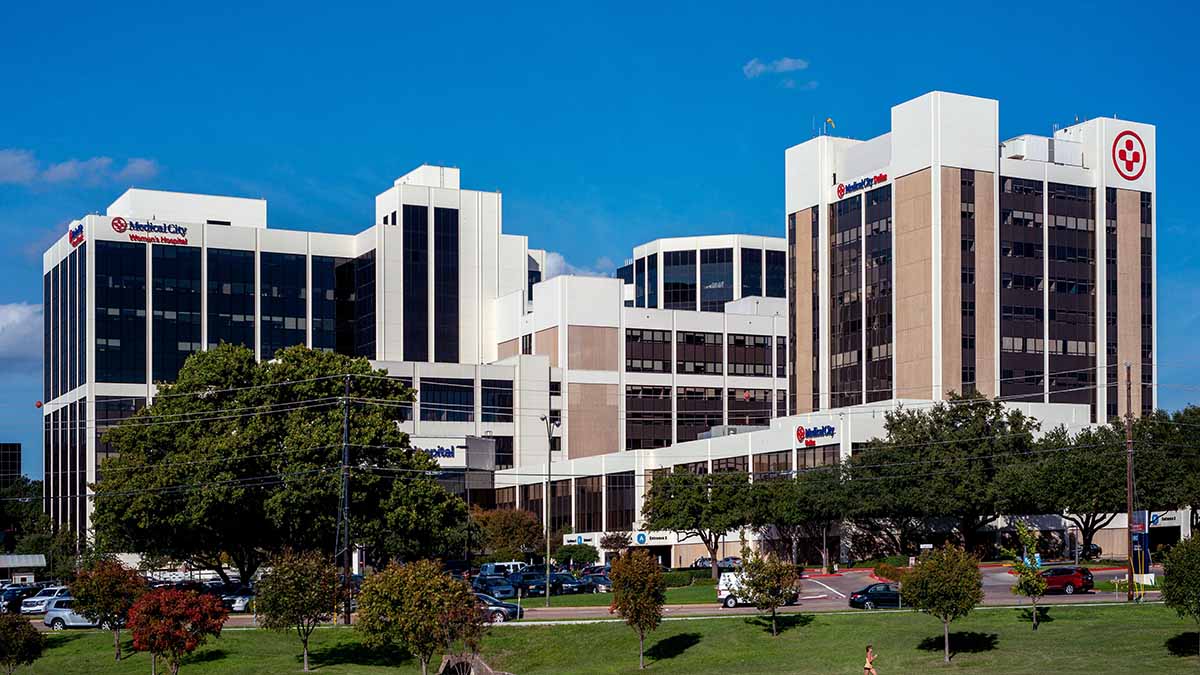 Exterior of Medical City Dallas Hospital.