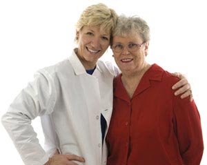 Dr. Daylene Ripley and Neva Holland smiling.