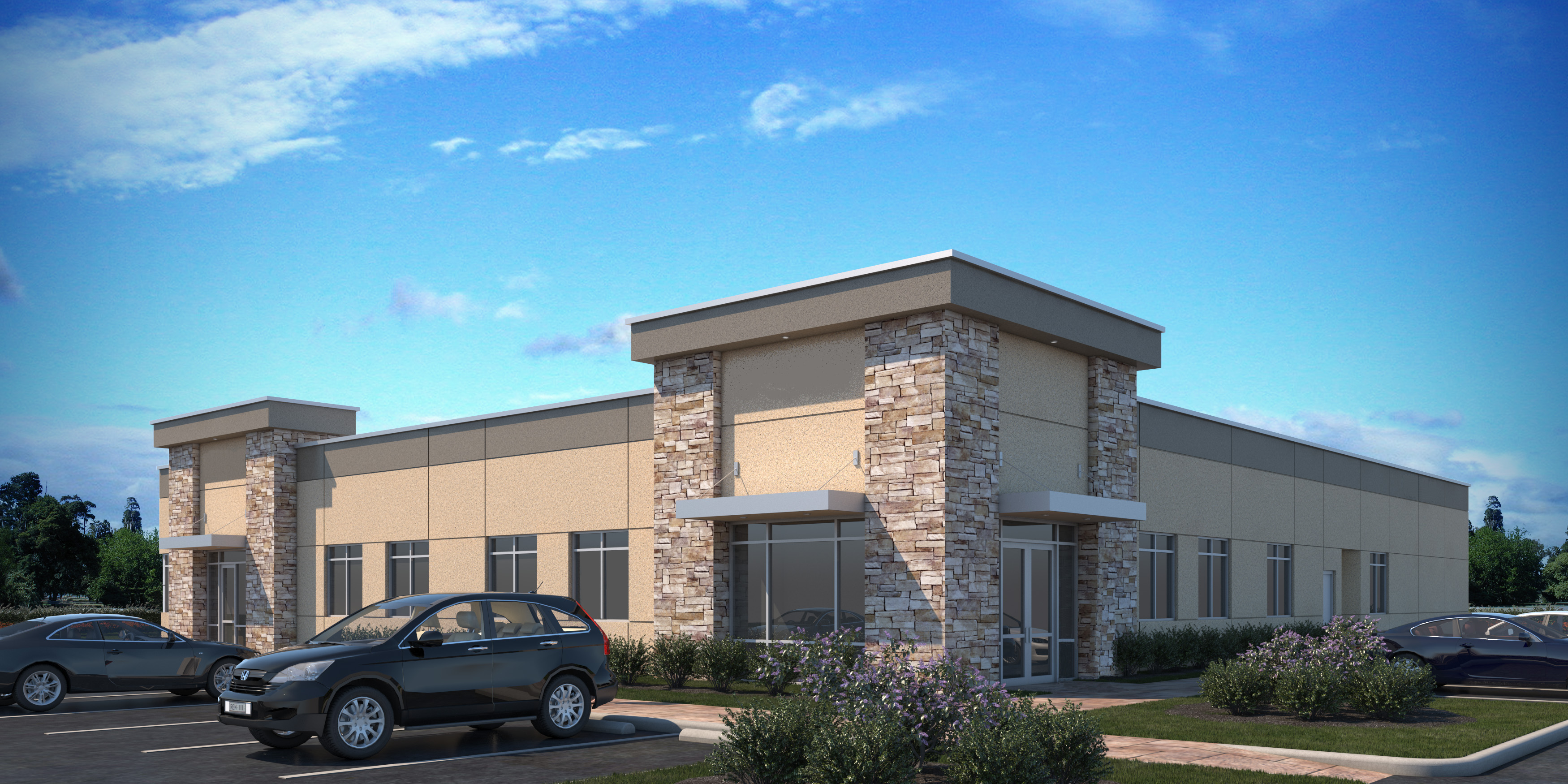 Rendering of new Capital Hospital Outpatient Diagnostic Imaging Center