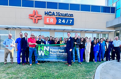 HCA Houston Healthcare Northwest ribbon cutting ceremony for the new Fallbrook ER location.