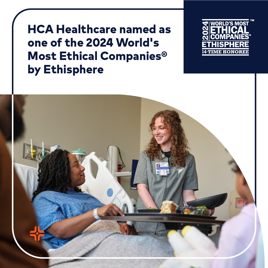 HCA Healthcare recognized as one of the 2024 World's Most Ethical ...