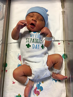 Newborn baby, Josiah Ramos
