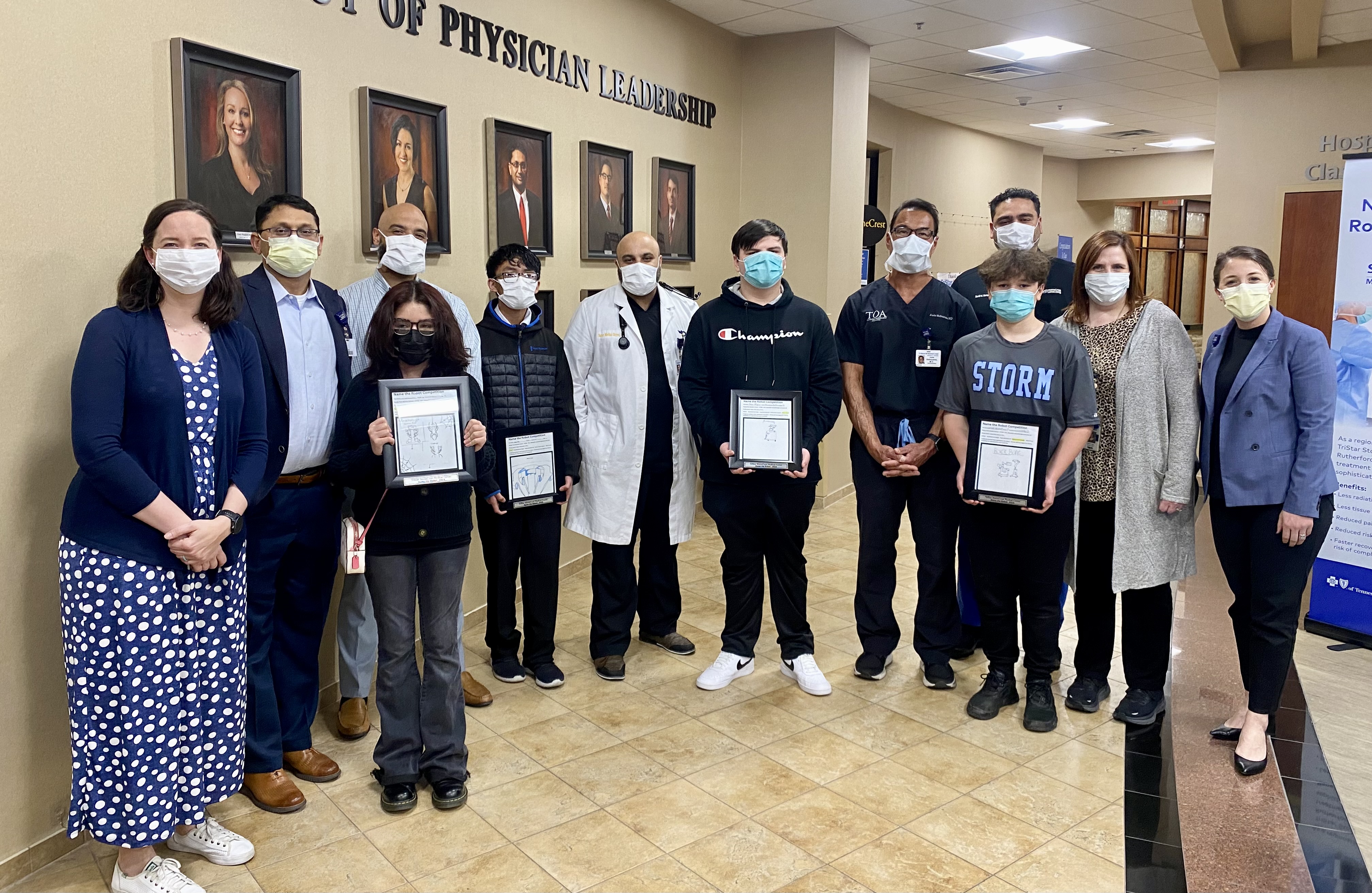 STEM students hosted by TriStar Stonecrest Hospital for robotic surgery experience