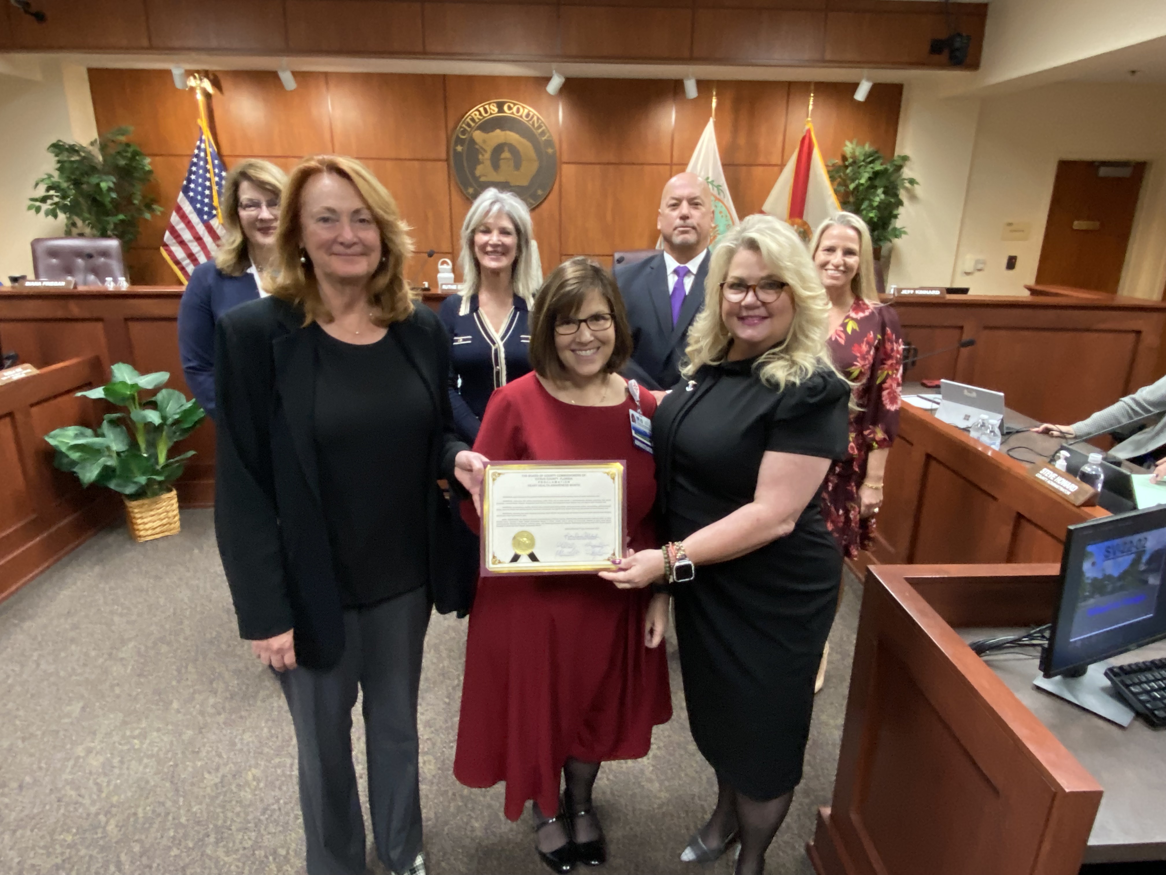 February proclaimed Heart Month in Citrus County HCA Florida Citrus