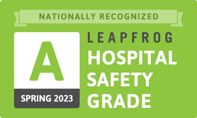 Spring 2023 Leapfrog Hospital Safety Grade 'A'