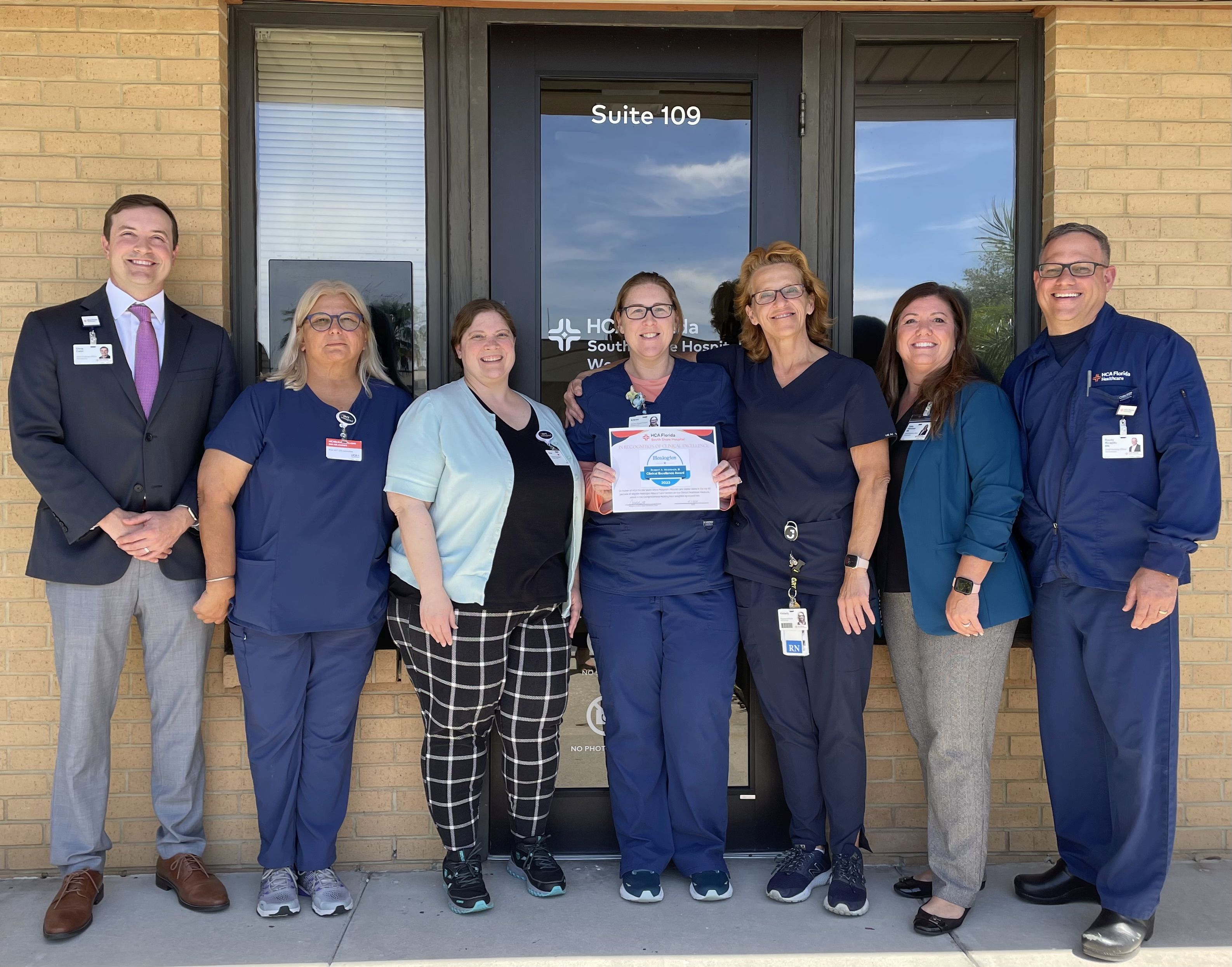 HCA Florida South Shore Hospital wound care center recognized for