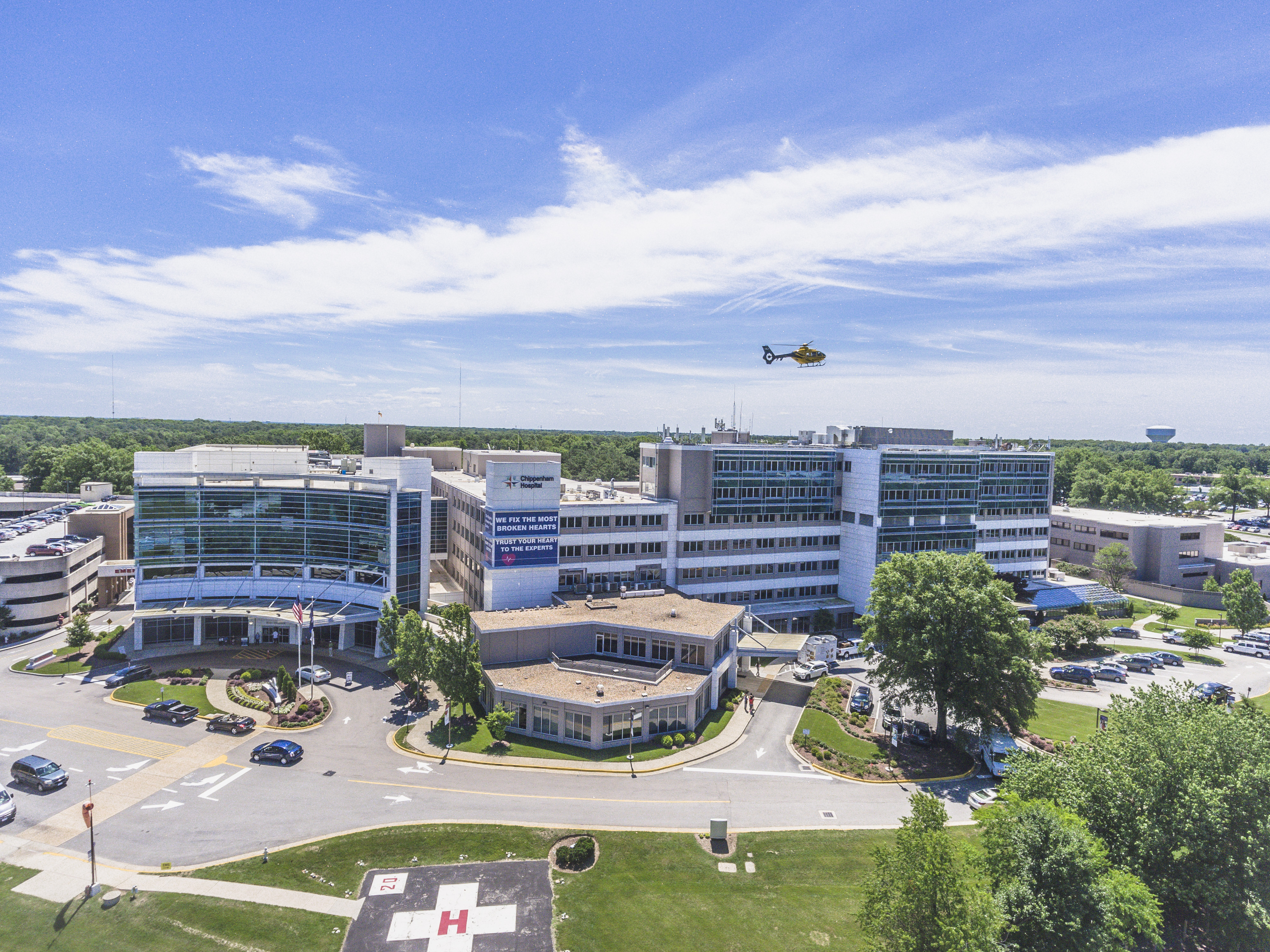 View of Chippenham Hospital