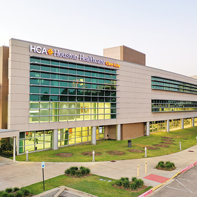 The exterior of the HCA Houston Healthcare Clear Lake facility.